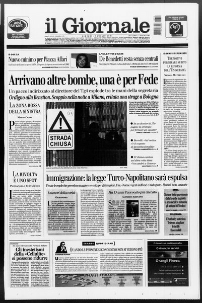 Il giornale : quotidiano del mattino